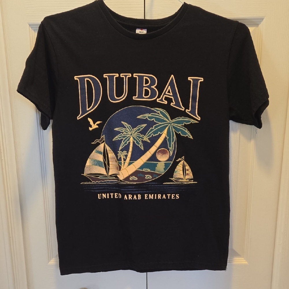 Black Dubai Graphic T-Shirt